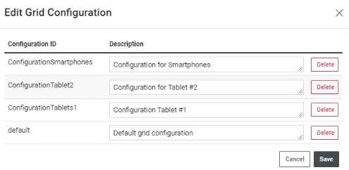 Grid Configuration